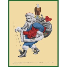 Case 1898 Case Threshing Machine Santa Claus Theme NEW Metal Sign: 12x16 Ships Free