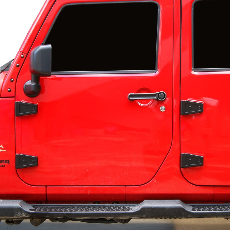 JeCar - Cubiertas para bisagras de puerta ABS para Jeep