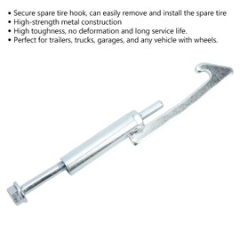 QANYEGN Spare Wheel Holder Hanger, Spare Wheel Bolt Hook Replacement, Trailer Wheels Hangers for Any Vehicle Spare Tire Holder Mounting