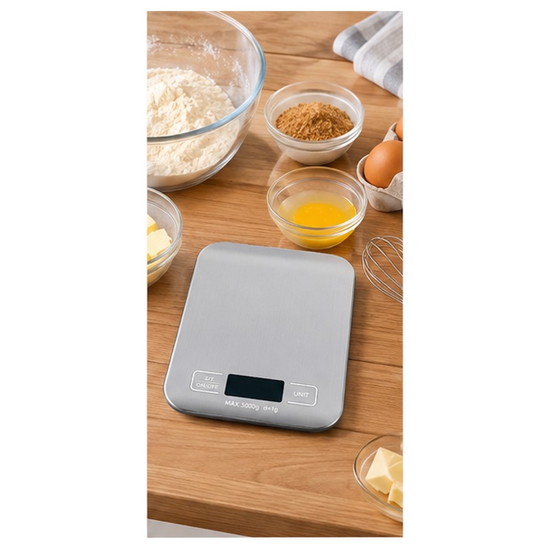 Digital Kitchen Scale, 1g Precision Food Scale with LED Display,