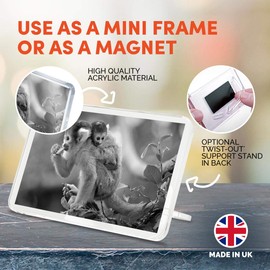 1 x Fridge Magnet - Mother Baby Monkey Wildlife #36505