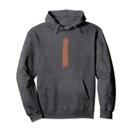 Creative Bold Leather Letter I - Design - Alphabet - Marker Pullover Hoodie