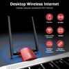 Wireless WiFi Adapter for PC - QGOO USB 3.0 AC1300Mbps