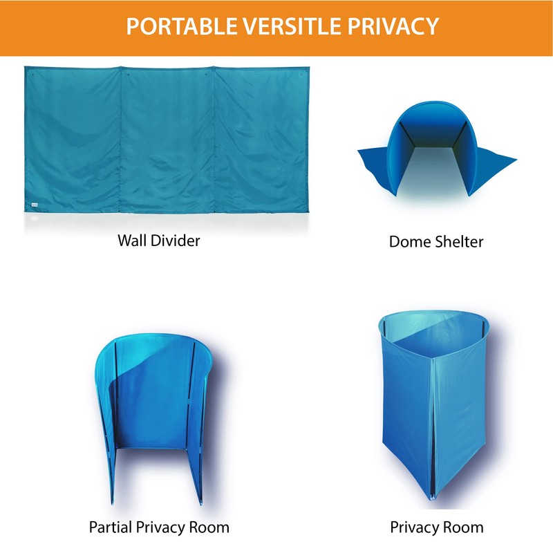 WallUp The Instant Outdoor Privacy Product, Versatile Privacy Tent, Works