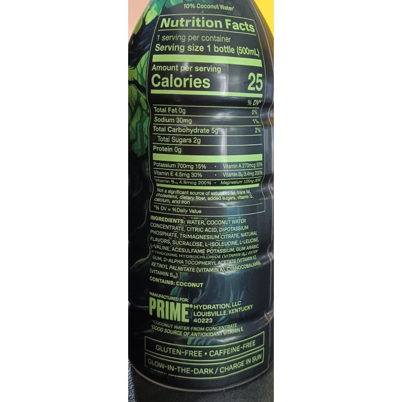 Prime Hydration NEW RELEASE PRIME HYDRATION DRINK GLOWBERRY 2024 FLAVORED