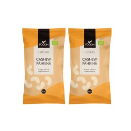 FOODIN Cashewnüsse Bio, 2x500g ganze Cashewnüsse, gute Quelle für Eiweiß & ungesättigte Fette, 100% aus biologischem Anbau, glutenfreier und veganer Snack, (2x500g)