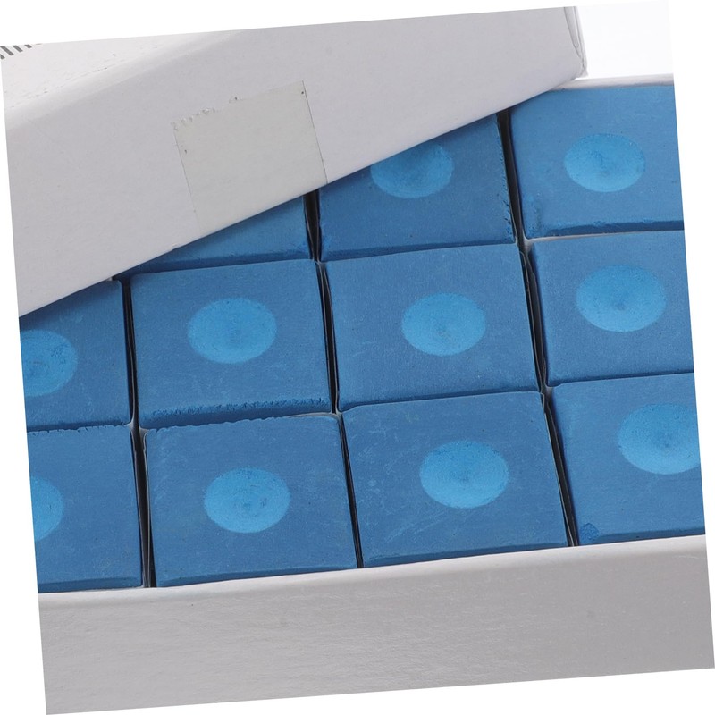 Kisangel Snooker Chalk 12pcs Pool Chalk Cubes for Tournaments Home