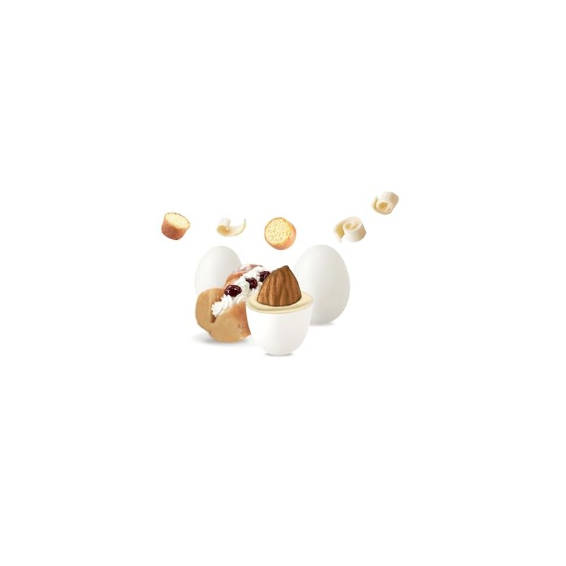 Confetti Maxtris Ciocomandorla gusto Babà con Panna, scatola 500g