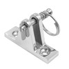 ZONADAH 60x17mm Marine Boat Deck Hinge Awning Accessories Mount, Concave