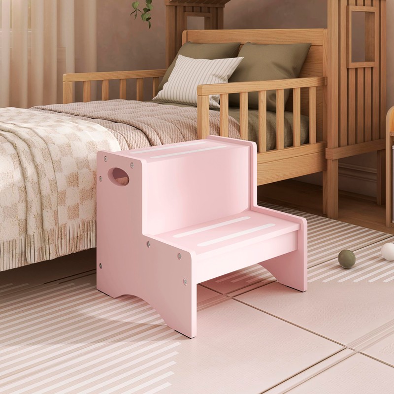 Dream On Me Little Steps Step Stool in Pink –
