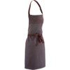 kela Henrik Apron, Cotton, Mahogany Brown, 74 x 67 cm