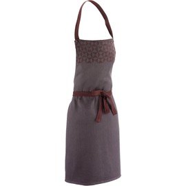 kela Henrik Apron, Cotton, Mahogany Brown, 74 x 67 cm