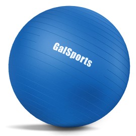 GalSports Yoga Ball for Exercise & Physical Therapy, Anti-Burst Stability Ball, Slip Resistant, Home Gym Fitness, Balance Chair