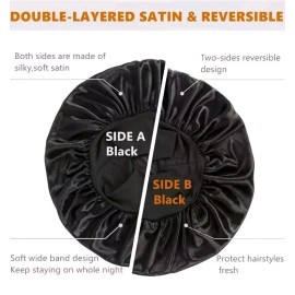 Himoswis Bonnet for Men,Hair Bonnet for Sleeping,Doubl