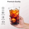Dealusy 100 Pack - 20 oz Clear Plastic Cups with