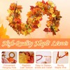 2Pack Fall Garland Maple Leaf, 5.9Ft Fall Leaf Garlands, Fall