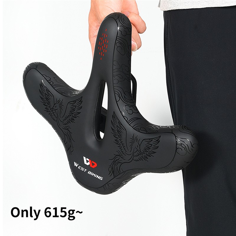 Wide Bike Saddle Comfortable Mountain Bicycle Cushion Pad Waterproof Cycle