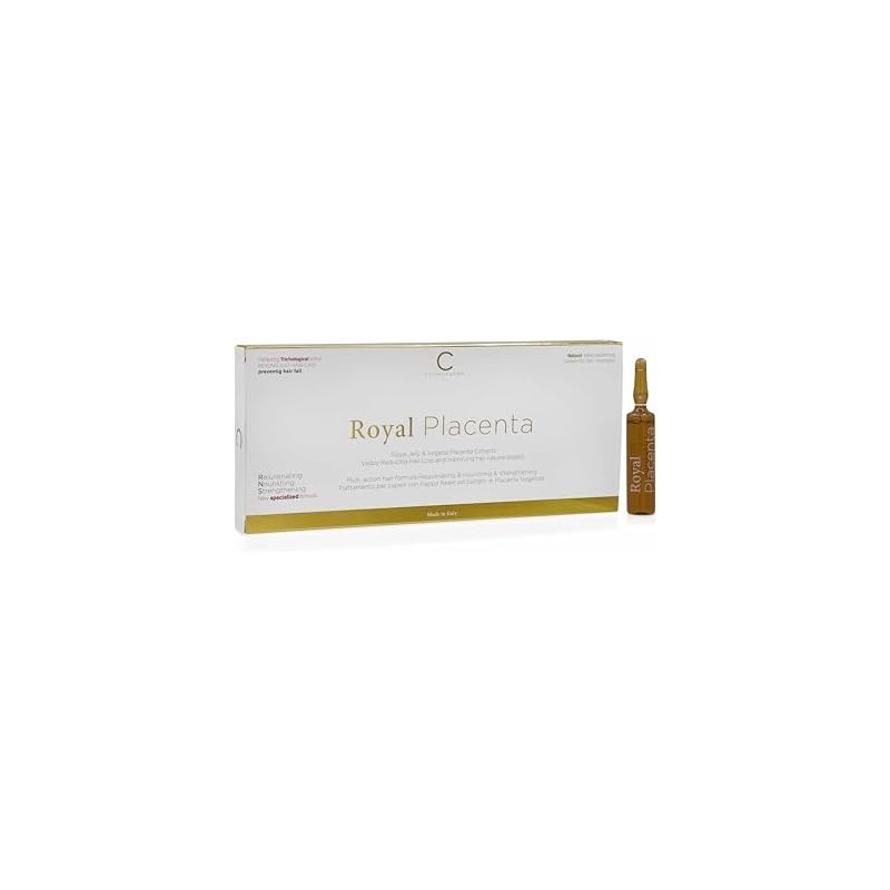Cosmofarma Royal Placenta Hair Lotion, 10 ML, 12-Count