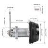 Kitmose 3 Pack Combination Cabinet Cam Lock Password Coded Lock