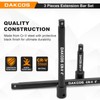 DAKCOS 1/4" Impact Extension Bar Set, 3 Piece Socket Extension