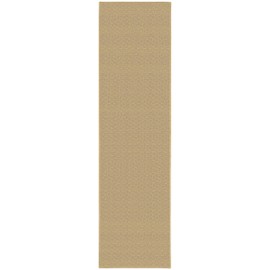 Garland Rug Medallion Tan 3' x 12' Skid Resistant Area Rug