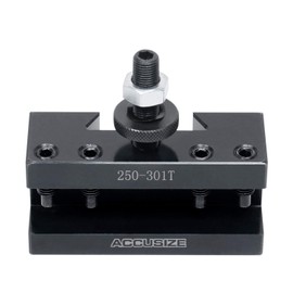 Accusize Industrial Tools CXA Turning and Facing Holder, for 1'' Turning Tools, Quick Change Tool Holder, Style 1, 0250-0301T