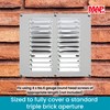 Metal Air Vent Cover, Suitable for Venting Gas Appliances Ventilation