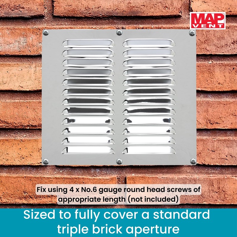 Metal Air Vent Cover, Suitable for Venting Gas Appliances Ventilation