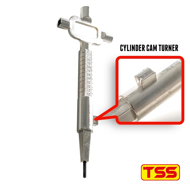 TSS Steel Universal Locksmith Tool Multi Tool - Cam Turner