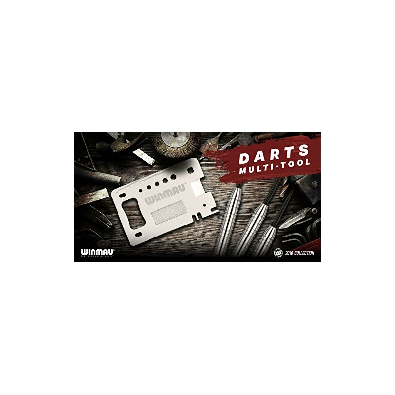 WINMAU Darts Multi-Tool - Multi Function Dart Tool, Pack of