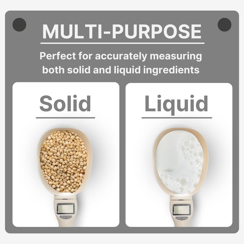 Digital Measuring Spoon Scale – High Precision with LCD Display