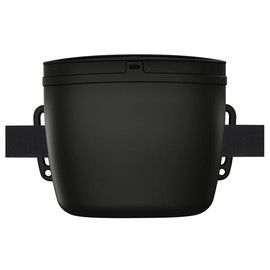 FJGTRH Silicone Dog Training Treat Pouch with Waist Belt – Magnetic Closure & Seal for Portable Pet Rewards, Durable and Leakproof (Black)