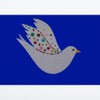 CafePress Peace Dove Wall Sticker 35x21 Wall Decal, Vinyl Wall