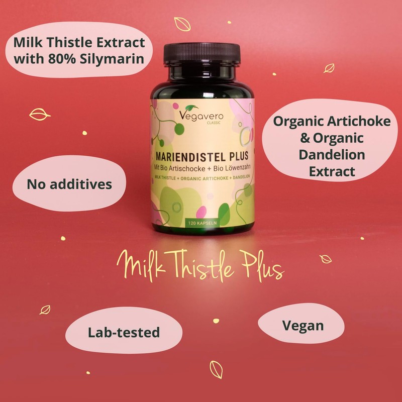 Vegavero Artichoke Leaf Extract Complex | 120 Capsules | HIGH