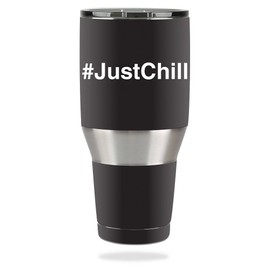 MightySkins Skin Compatible with Ozark Trail 40 oz Tumbler – Just Chill 2 | Protective, Durable, and Unique Vinyl Decal wrap Cover | Easy to Apply, Remove, and Change Styles | Made in The USA