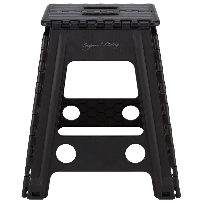 Inspired Living 18" Step Stool, Folding Step Stools for Adults,
