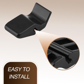 jokormo 2 PCS Car Air Filter Housing Clip, 0.62" x 1.21" Plastic Air Cleaner Grille Upper Cover Buckle, Perfectly Fits Clip Accessory, Compatible with Honda Accord Odyssey Fit City Vezel XRV (Black)