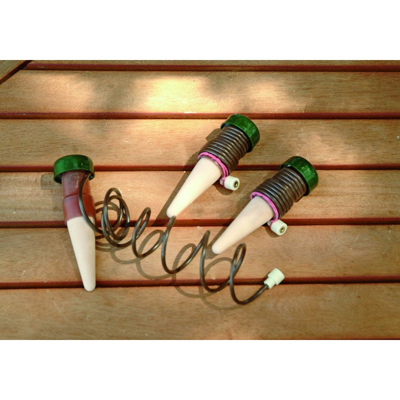 Floraworld Comfort Plant Watering System Set of 3 Brown 3