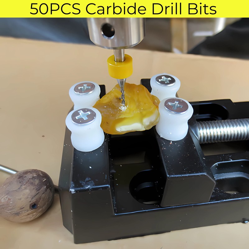 Pack of 50 PCB Drill Micro Twist Drill Mini Drill