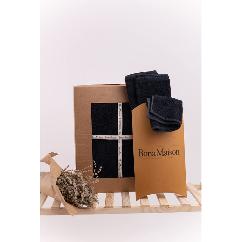 Questo Casa, Pack of 5 Hand Towels, 100% Cotton, Bath
