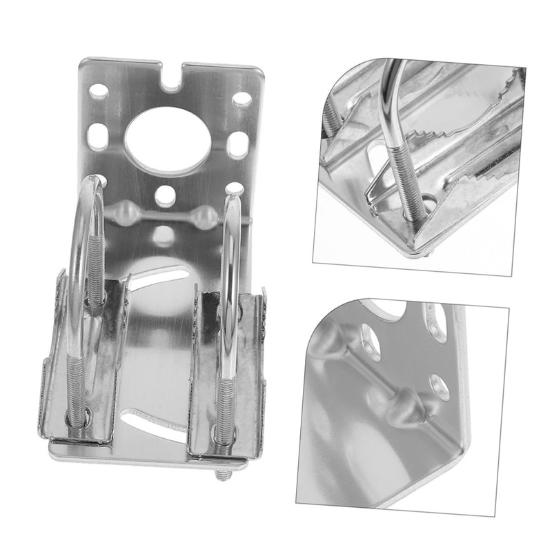 SHOWERORO 2pcs Outdoor Antenna Mounting Kit Weatherproof Aluminum Alloy Bracket