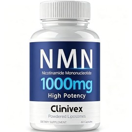 Suplemento liposomal NMN de 1000 mg - 99% NAD+ puro para apoyo al envejecimiento, energía celular y función muscular - Apoya la longevidad para mujere