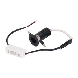 3W LED Recessed Spotlight Mini Under Cabinet Light Downlights with LED Driver for Kitchens Cabinets Ceilings AC85‑265V Warm White 3000K