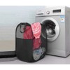 BENJUNC 2 pop-up foldable mesh laundry baskets (each with 2