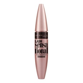Máscara De Pestañas Lash Sensational Maybelline Color Very Black Waterproof