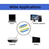 LuoQiuFa 2 Pack Rs232 Serial Cable 25 Pin DB25 Female