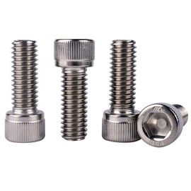 KOSJETHAS 5/16-18 x 5/8" Allen Hex Socket Head Screw Bolt, 304 Stainless Steel 18-8, UNC Machine Full Thread, Pack of 15