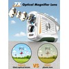 Magnetic Golf Rangefinder with Slope – 7X Magnification, 1300Y Laser