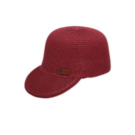 Sterntaler Girls Straw Baseball Cap, pink