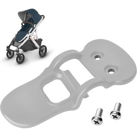 Replacement Closing Latch UppaBaby Vista 2015+ (and V2),Hinge Latch Compatible with UpperBaby Vista V1 & V2 Strollers,Secures Stroller in Closed Position,Gray 1-Pack Includes 2 Screws